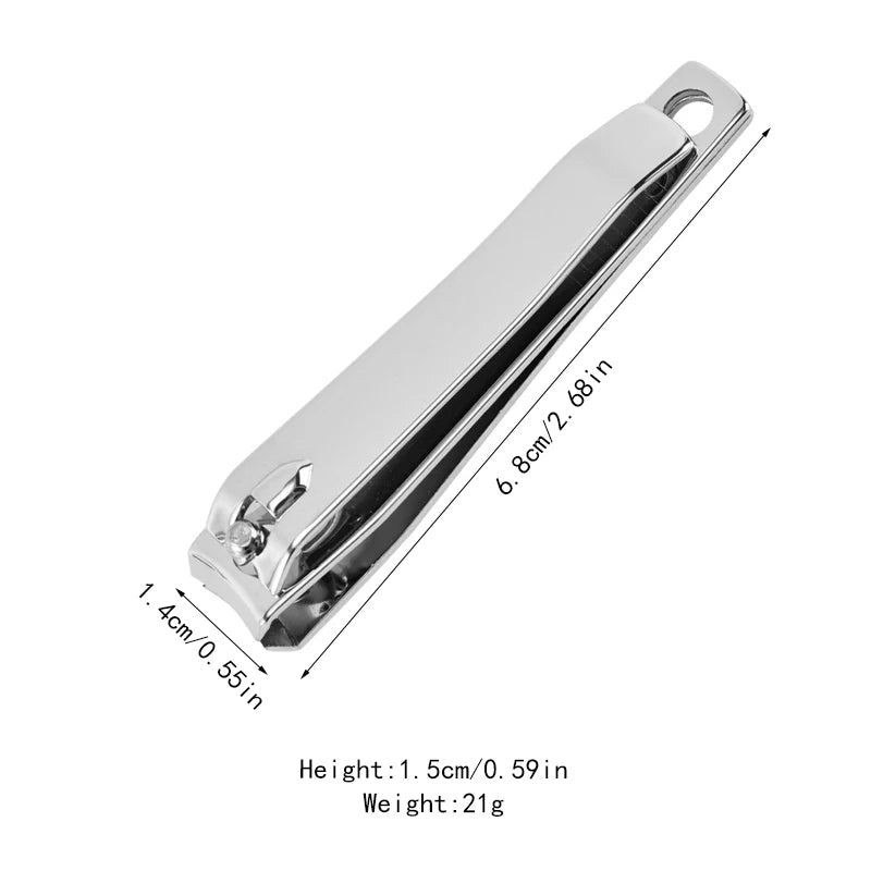 Nail Clipper, Premium Sharp Sturdy Stainless Steel Fingernail and Toenail Clipper Cutters, Perfect Nail Clippers for Men & Women